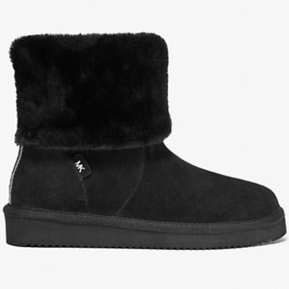 MICHAEL KORS Fur Trim Suede Boot - Picture 2 of 3